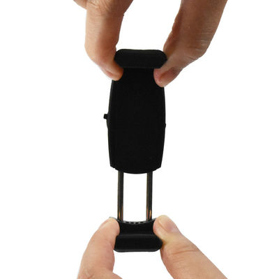 360 support noir de téléphone portable du degré 55-95mm pour Selfie Ring Light