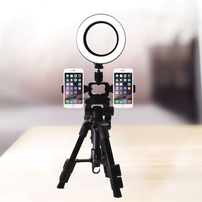 Trépied de caméra simple de bureau de Live Ra 90 4.2ft avec Selfie Ring Light Q111